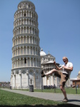 SX19777 Marijn kicking down leaning tower of Pisa, Italy.jpg